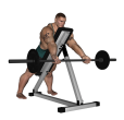 Biceps Curl - Overhang Barbell